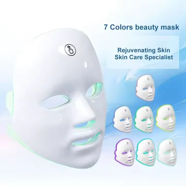 2025 New Style Beauty Tool Anti-Wrinkle Face Mask Beauty Light Touch Switch 7 Colors Face Mask Beauty