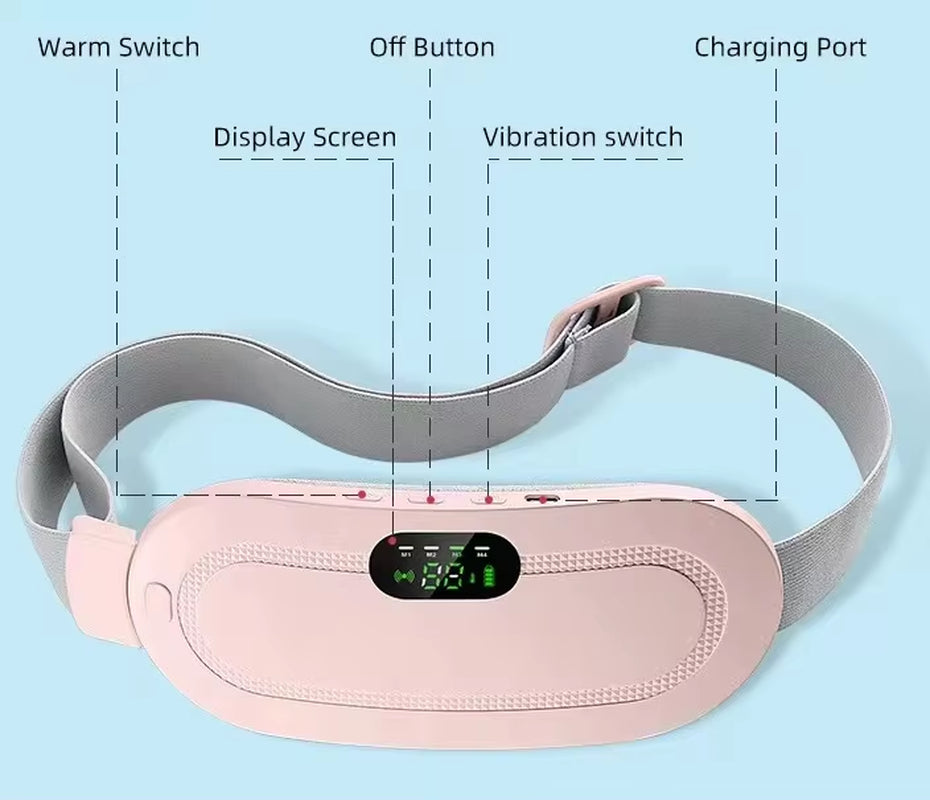 Modern Heating Pad Menstrual Cramps Period Pain Relief High Quality LED Display Reusable Beauty Personal Care