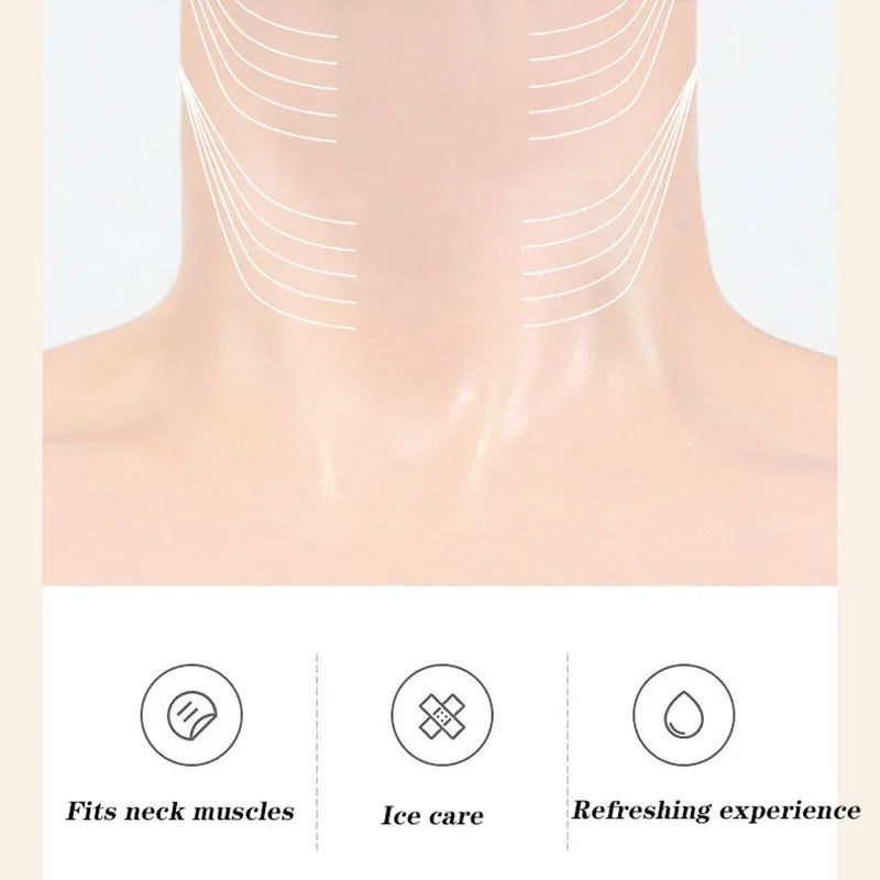 Masque de cou raffermissant doré, hydratant, Anti-rides, Anti-âge, soins de la peau, beauté, produits de soins pour la peau