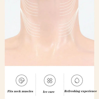 Masque de cou raffermissant doré, hydratant, Anti-rides, Anti-âge, soins de la peau, beauté, produits de soins pour la peau