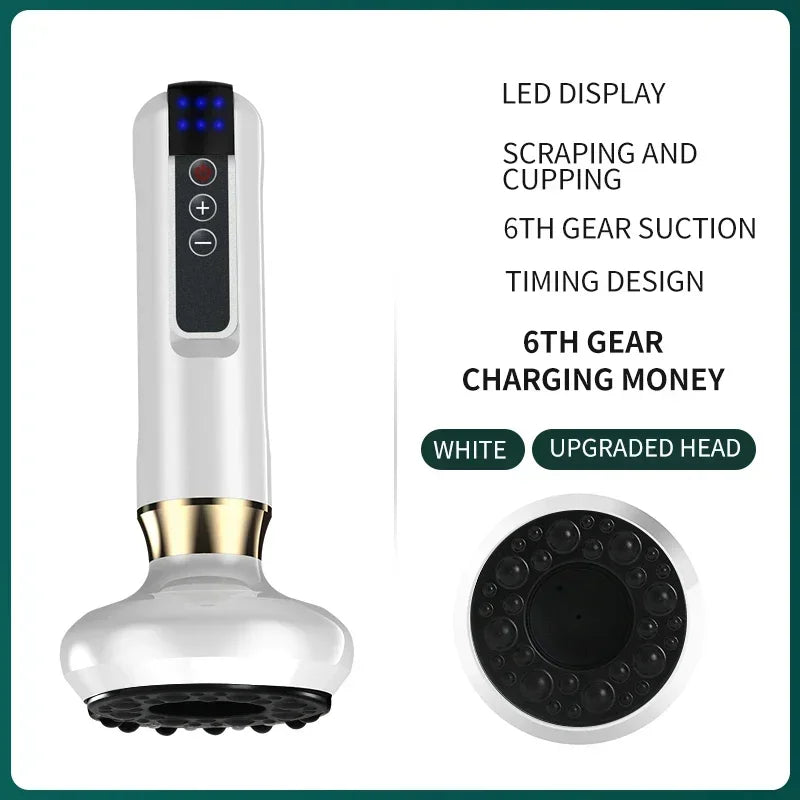 Masseur électrique tricolore Anti-Cellulite ventouse sous vide beauté santé grattage chaleur infrarouge minceur 