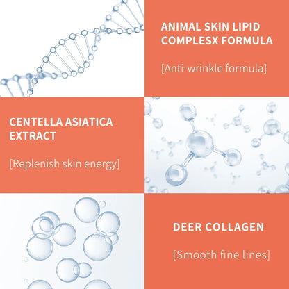 Crème pour les yeux au collagène peptide, Anti-rides, Anti-âge, élimine les cernes, soin des yeux contre les poches et les poches, hydrate la crème de soin pour les yeux